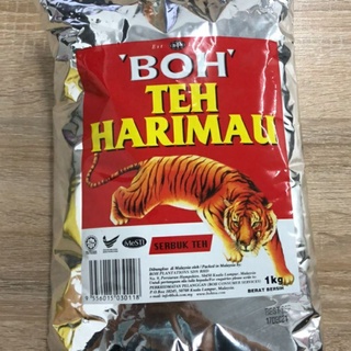 ชาผงตราเสือ Boh teh harimau 1kg