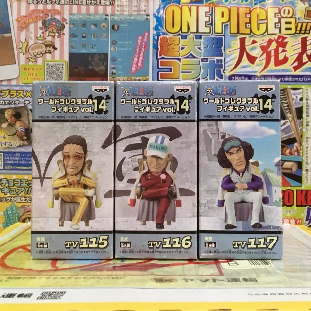 🔥 WCF Kizaru Akainu Kuzan คิซารุ อาคาอินุ คุซัน one piece วันพีซ Vol.14 Tv 115,116,117 🔥 ของแท้ ญี่ป