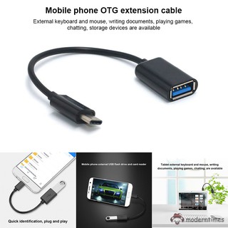 mt type - c otg อะแดปเตอร์สายเคเบิ้ล usb 3 . 1 type c male to usb3 . 0 a female otg d