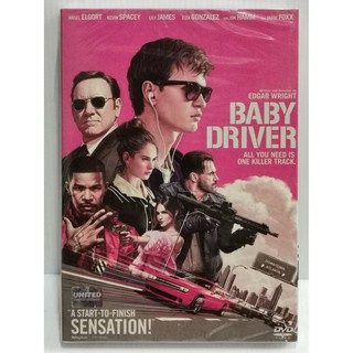 DVD : Baby Driver (2017) จี้ (เบ) บี้ ปล้น " Ansel Elgort, Kevin Spacey "