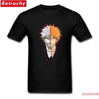 【ผ้าฝ้ายแท้】Carelin1188 2022 เสื้อยืดแบรนด์เนม Ichigo Bleach แบรนด์เนม Hollow discount