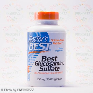 [พร้อมส่ง] Doctors Best Glucosamine Sulfate 750 mg 180 Capsules กลูโคซามีน