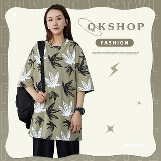QKshop 🌈เสื้อลายใบ สายนี้ไม่ควรพลาด ความเท่ห์ที่ต้องลอง ใครมองใครเห็นก็บอกเป็นเสียงเดียวกันว่าดูดี🌞 ลองแล้วจะติดใจ☘️