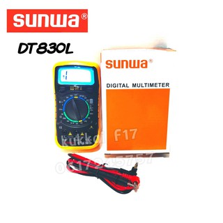 SUNWA DT-830L จอ LED Digital Multimeter มัลติมิเตอร์ดิจิตอล มิเตอร์วัดไฟ ดิจิตอลมัลติมิเตอร์