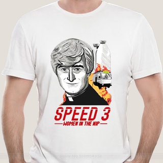 เสื้อยืดผ้าฝ้ายพิมพ์ลายแฟชั่น ผ้าฝ้าย 100% พิมพ์ลาย Father Ted Speed 3 In The Nip 2022