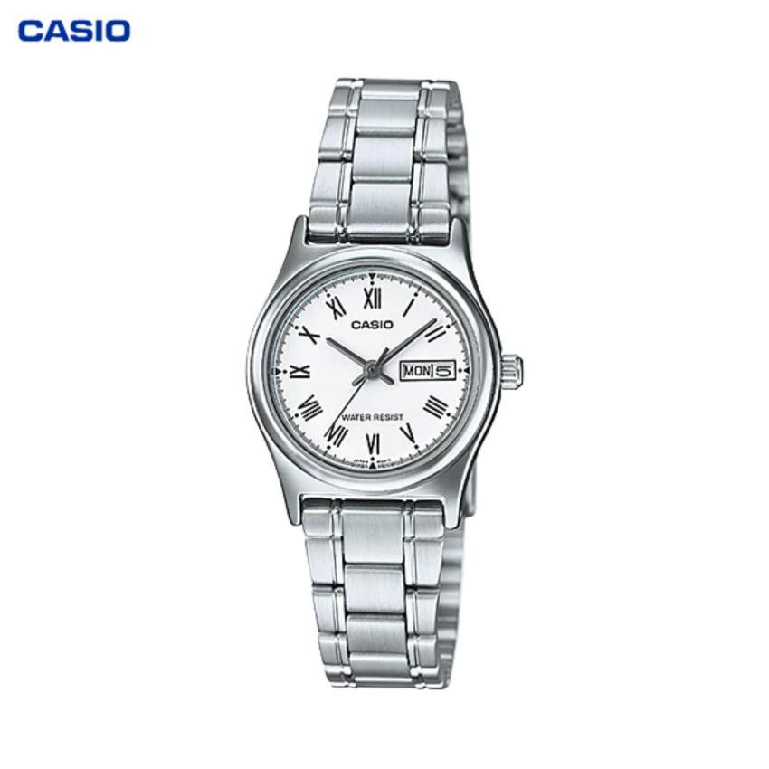 CASIO STANDARD นาฬิกาผู้หญิง สายสแตนเลส รุ่น LTP-V006D-7B