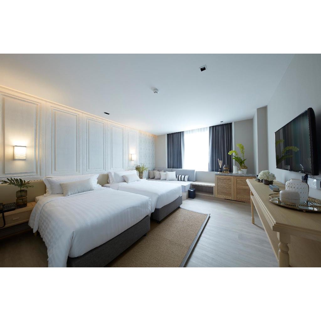 Health Land Resort and Spa Pattaya Voucher ได้ทั้งนอนพักและนวด โรงแรมห้องDeluxe1คืน อาหารเช้า นวดไทย2ชม.2คน