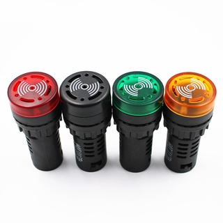 Buzzer 22mm AD16-22SM 24V 220V Lamp+Buzzer บัตเซอร์22มิล