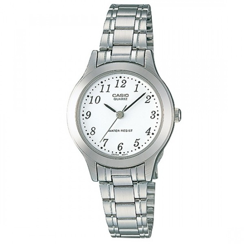 Casio นาฬิกาข้อมือผู้หญิง สายสแตนเลส รุ่น LTP-1128A-7BRDF-สีเงิน