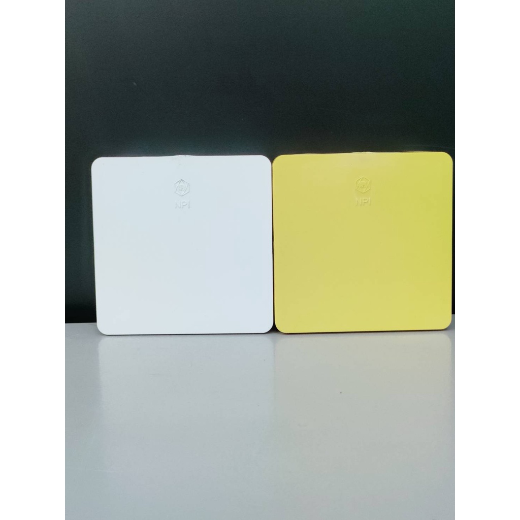 กล่องพักสาย สี่เหลี่ยม ตราช้าง SCG กล่องพักสายไฟ สีขาว สีเหลือง