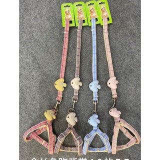 สายจูงรัดอกรูปปลา **สินค้าพร้อมส่ง