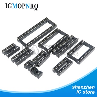 ซ็อกเก็ตเชื่อมต่อ IC DIP6 DIP8 DIP14 DIP16 DIP18 DIP20 DIP28 pins DIP Socket 6 8 14 16 18 20 24 28 pin 10 ชิ้น