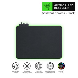 Razer Goliathus Chroma Soft Gaming Mouse Mat Powered By Razer Chroma RBG Micro Textured-Cloth Surface (แผ่นรองเมาส์)