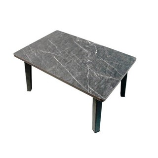 NOBURU โต๊ะญี่ปุ่น ลายหินอ่อนดำ ขนาด 40X60 CM. NOBURU Japanese table with marble pattern, black size 40X60 CM.