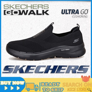 พร้อมส่ง Skechers_Go-Walk 6 รองเท้าผ้าใบลําลอง ระบายอากาศ เหมาะกับการวิ่งจ๊อกกิ้ง ออกกําลังกาย ฟิตเนส แฟชั่นสําหรับผู้ชาย