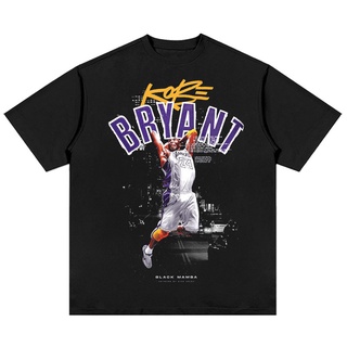 เสื้อยืดโอเวอร์ไซส์ใหม่ Kobe เสื้อยืดคอกลม แขนสั้น ทรงหลวม สีขาว สําหรับผู้ชาย และผู้หญิง 2022S-3XL