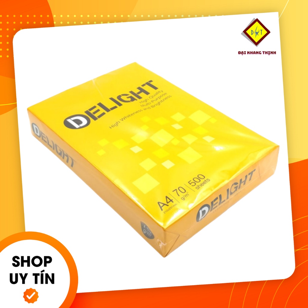 A4 Delight paper 70 แกรม กระดาษภาพถ่าย A4 กระดาษ A4 ราคาถูก