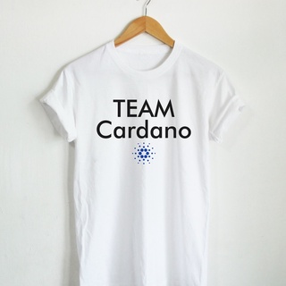 TEAM CARDANO เสื้อยืด เสื้อยืดสกรีน เสื้อคริปโต เสื้อ ADA คาดาโน Crypto Currency เสื้อบิตคอย