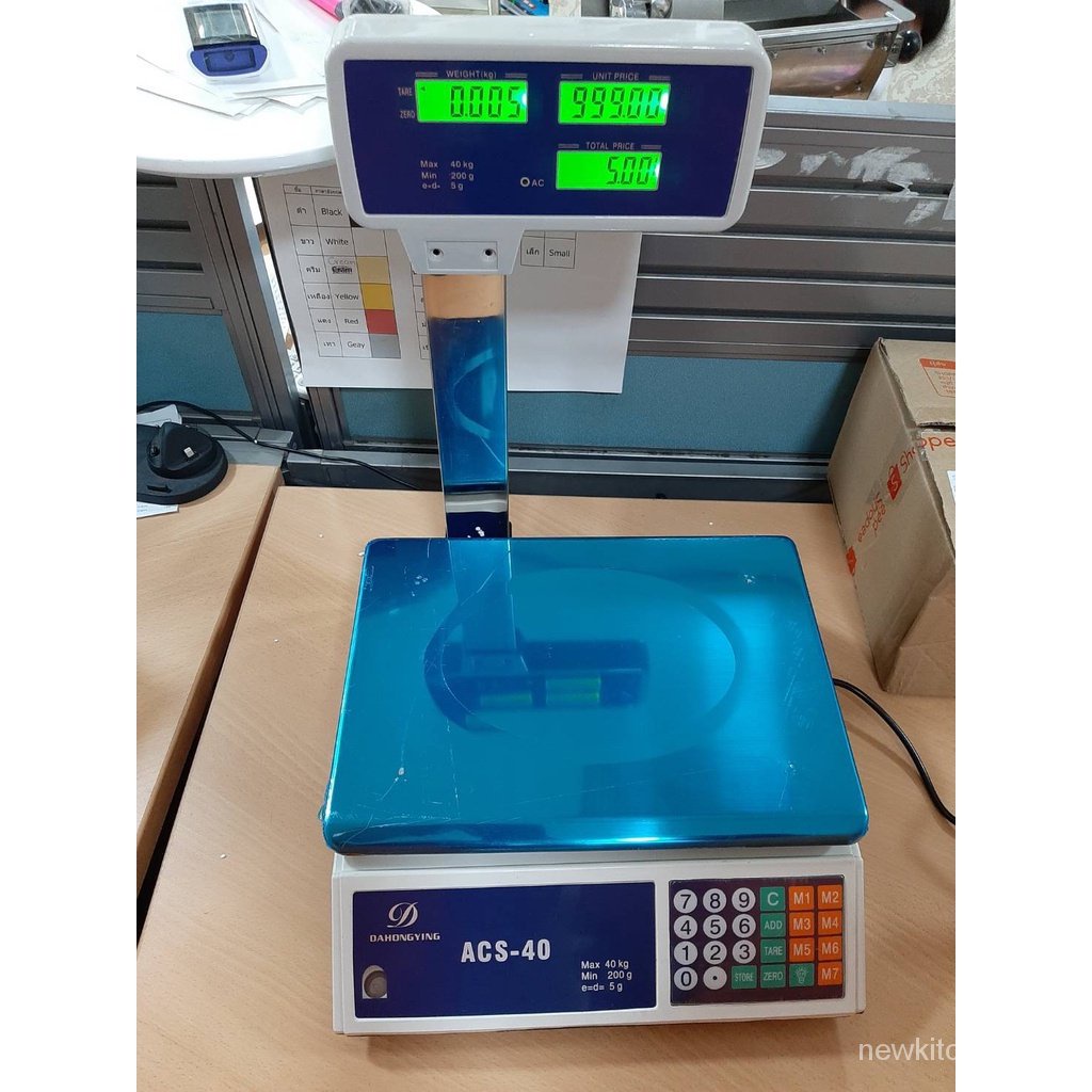 เครื่องชั่ง40กิโล ACS-40 ตราชั่งอาหาร เครื่องชั่งดิจิตอล ตาชั่งดิจิตอล Digital Kitchen Scalel