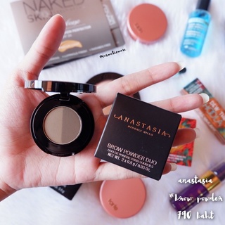 พร้อมส่ง! [มีหลายสี] ❤️ anastasia brow powder duo สี dark brown/chocolate/medium brown/ebony