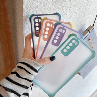 ｛ส่งจากไทย}​เคสขอบสีหลังขุ่น OPPO A95(4G) A95(5G) A16 Reno6z(5G) Reno6(5G) เคสกันกระแทกกันกล้องกันมุม