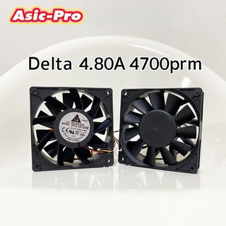 แท้  Delta DC 12V 4.80A 11ใบพัด FAN พัดลมเครื่องขุด Asic