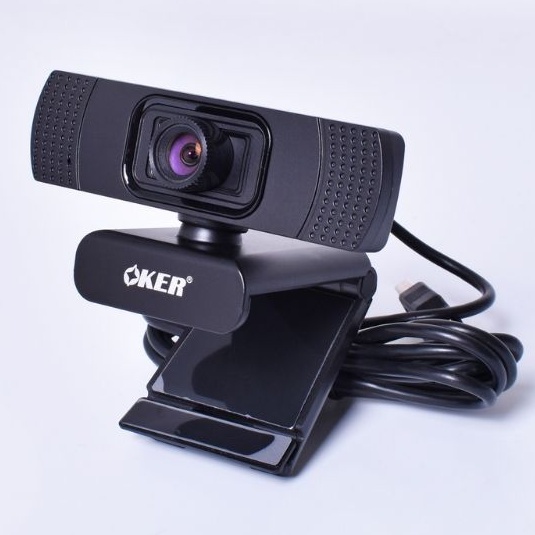 พร้อมส่ง🚀รับประกัน1ปี💥Okerกล้อง PC Full HD Webcamรุ่นOKER HD -748(1080p)