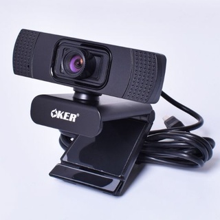 พร้อมส่ง🚀รับประกัน1ปี💥Okerกล้อง PC Full HD Webcamรุ่นOKER HD -748(1080p)