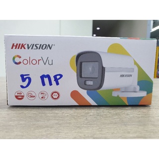 ☘️📘(*ของแท้ 100% ส่งไวทันใจ*)★Hikvision , DS-2CE10KF0T-FS(3.6mm) , 3K ColorVu Audio Fixed Mini Bullet Camera