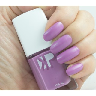 KP Premium Nail Polish Double Matte 004 | Smell Like Lilac (DM004) | ยาทาเล็บแบบด้าน | สีม่วงอมชมพู |