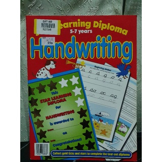 Handwriting ,Learning Diploma 5-7 years-157