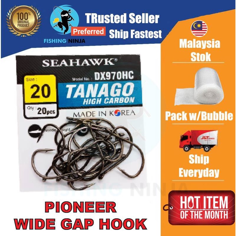 SEAHAWK Tanago Hook (DX970HC) เบ็ดตกปลา Seahawk Hook Mata Seahawk Mata Tanago Mata Kail อุปกรณ์ตกปลา
