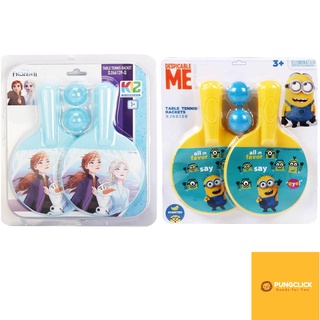 Mesuca ไม้ตีปิงปองของเล่น Disney Frozen และ Minion Table Tennis Racket ของแท้