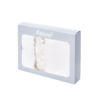 Homehapp  ชุดผ้าขนหนู Gift Set KASSA HOME รุ่น Feminine ขนาด 16 x 32, 27 x 54 นิ้ว สีขาว