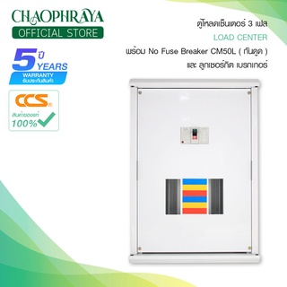 ขนาด63A ตู้โหลดเซ็นเตอร์ พร้อม No fuse Breaker(กันดูด)+ลูกเซอร์กิต 12ช่อง/ 18ช่อง/ 24ช่อง