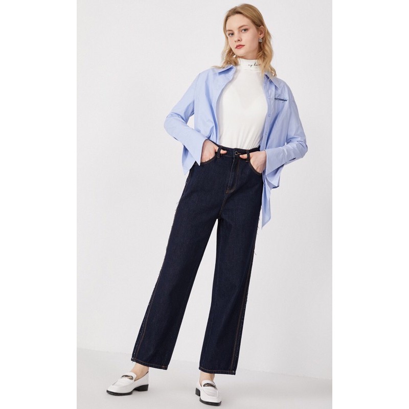 VERO MODA กางเกงยีนส์ เอว 28” สะโพก 38” ขายาว 40” (ซักแล้วแต่ไม่เคยใช้งาน)