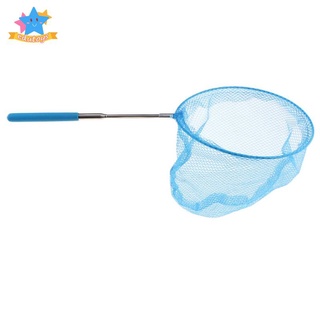 Extendable Insect Catching Butterfly Net Fishing Nets for Kid Play Blue