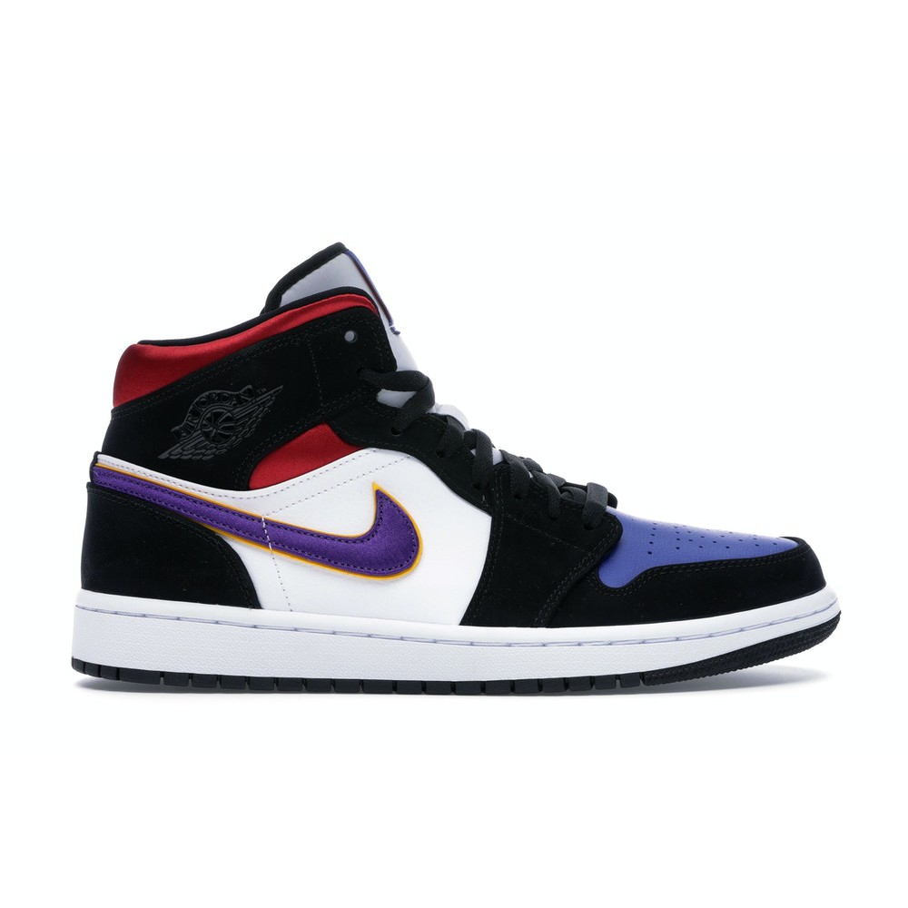 nike air jordan 1 mid se lakers top 3