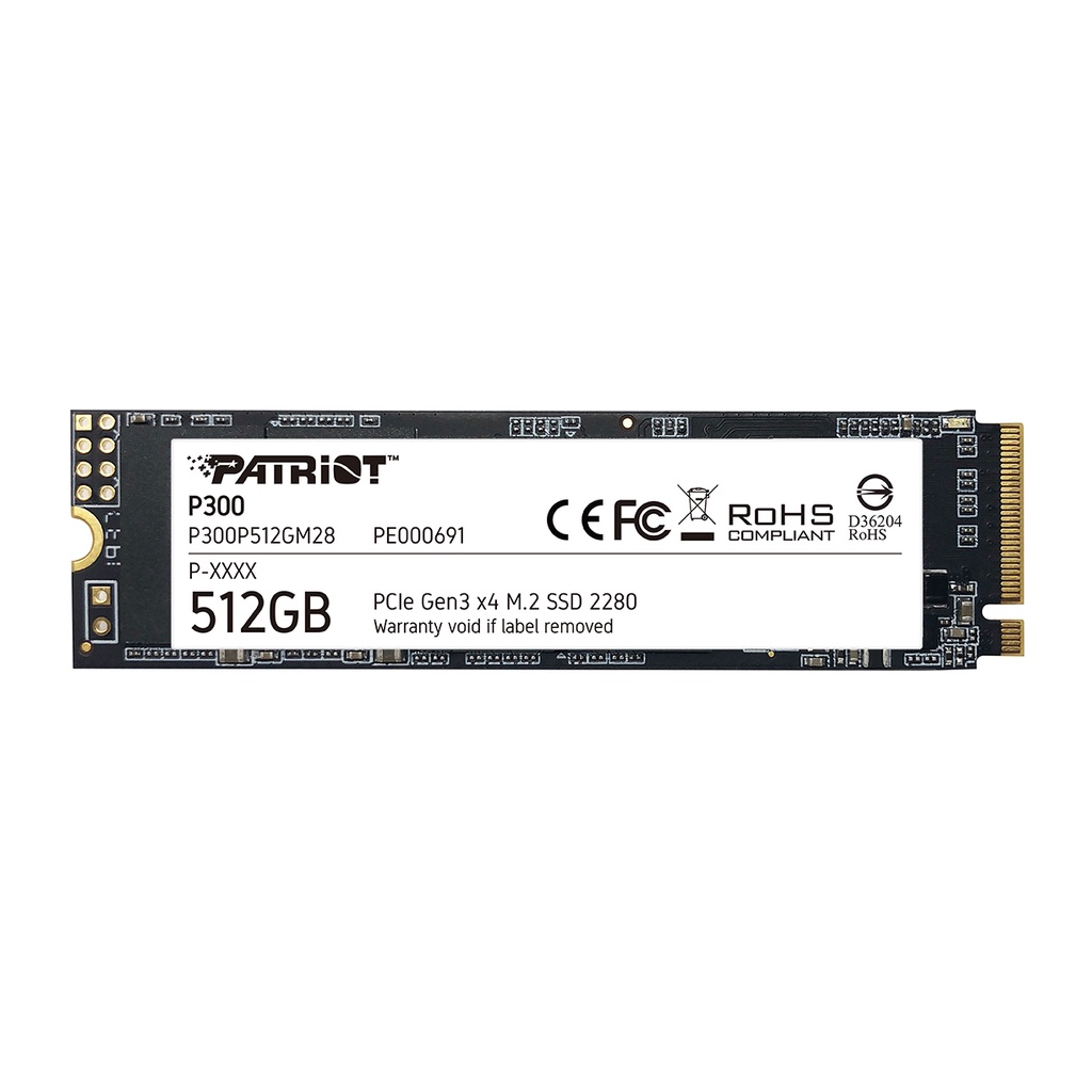 Patriot SSD P300 M.2 PCIe Gen3 512GB