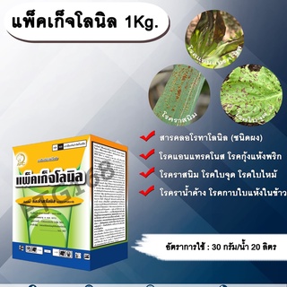 แพ็คเก็จโลนิล 1Kg. คลอโรทาโลนิล สารกำจัด โรคพืช เชื้อรา โรคแอนแทรคโนส โรคกุ้งแห้งพริก โรคราสนิม โรคใบจุด โรคใบไหม้