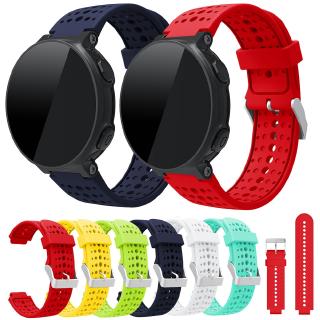 สายนาฬิกาข้อมือซิลิโคนสําหรับ Garmin Forerunner 235 230 220 620 630 735X