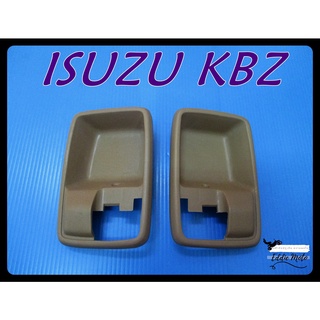 ISUZU KBZ DOOR HANDLE PULLING SOCKET LH&amp;RH SET PAIR  "CREAM"  // เบ้ารอง สีครีม ข้างซ้าย / ข้างขวา สินค้าคุณภาพดี