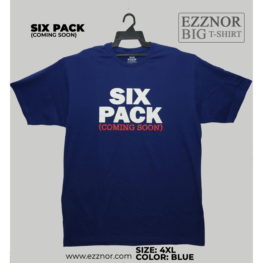 Six Pack (เสื้อยืดไซส์ใหญ่) 4XL