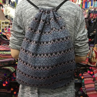 SALE!! กระเป๋าสะพายผ้าพื้นเมือง  แบบหูรูด