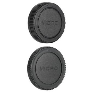 Micro 4/3 Rear Lens Cap  ฝาปิดท้ายเลนส์ + Body Cap ฝาปิดบอดี้ Olympus Panasonic M4/3