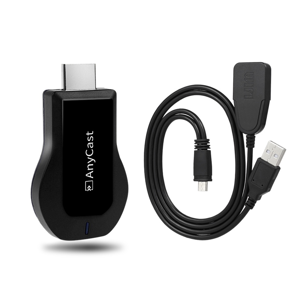AnyCast ใหม่ไร้สาย WiFi จอแสดงผล Dongle Receiver 1080P HD TV Stick Miracast Airplay DLNA Mirroring ส