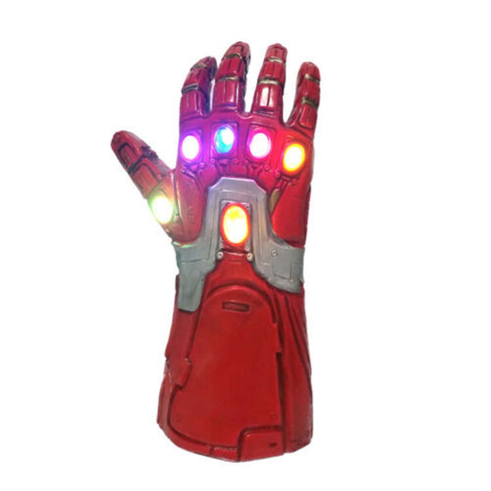 Thanos Infinity War Gauntlet With LED Light Glove Kid Adult Avengers Costume Toy