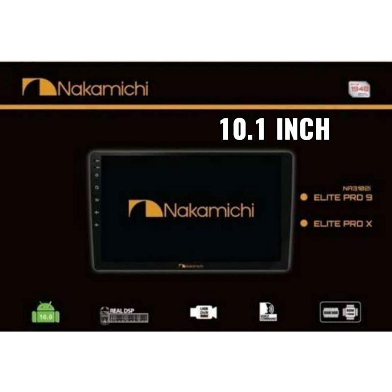 หน่วยหัว Android Nakamichi Elite Pro 10.1 นิ้ว Ram 6: 128gb High Series