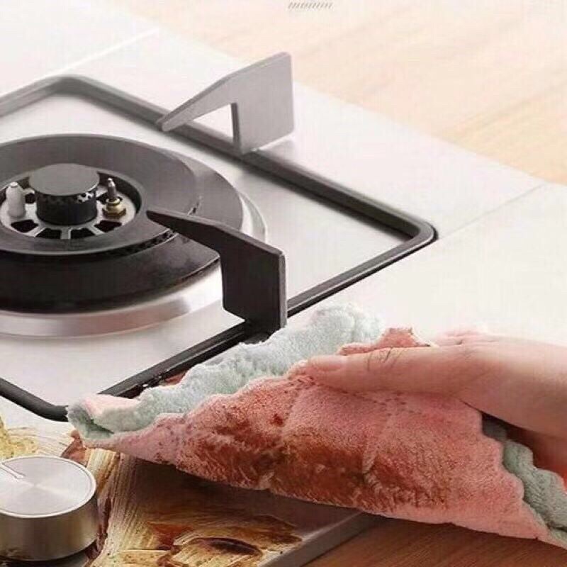 GTRmallshop FT957 (ร้านไทย) ผ้าเช็ดโต๊ะ,จาน,เฟอร์นิเจอร์,รถ ซึมซับน้ำดีซักออกง่าย (อุปกรณ์ดูแลบ้าน ทำความสะอาด) - รูปที่ 4