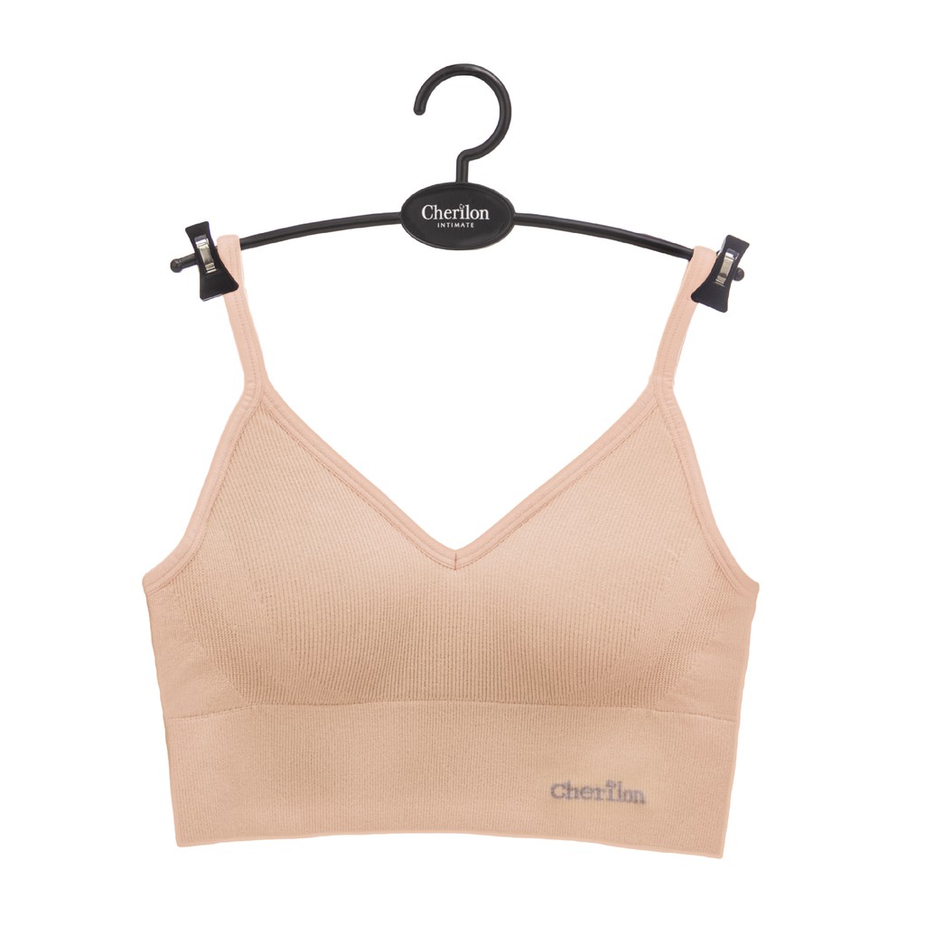 CHERILON Candy Bra เชอรีล่อน เสื้อชั้นใน ดันทรง เสื้อครอป สายเดี่ยว นุ่ม กระชับ สบาย ใส่กับเสื้อเบลเซอร์ NIC-TBRA13 - รูปที่ 6